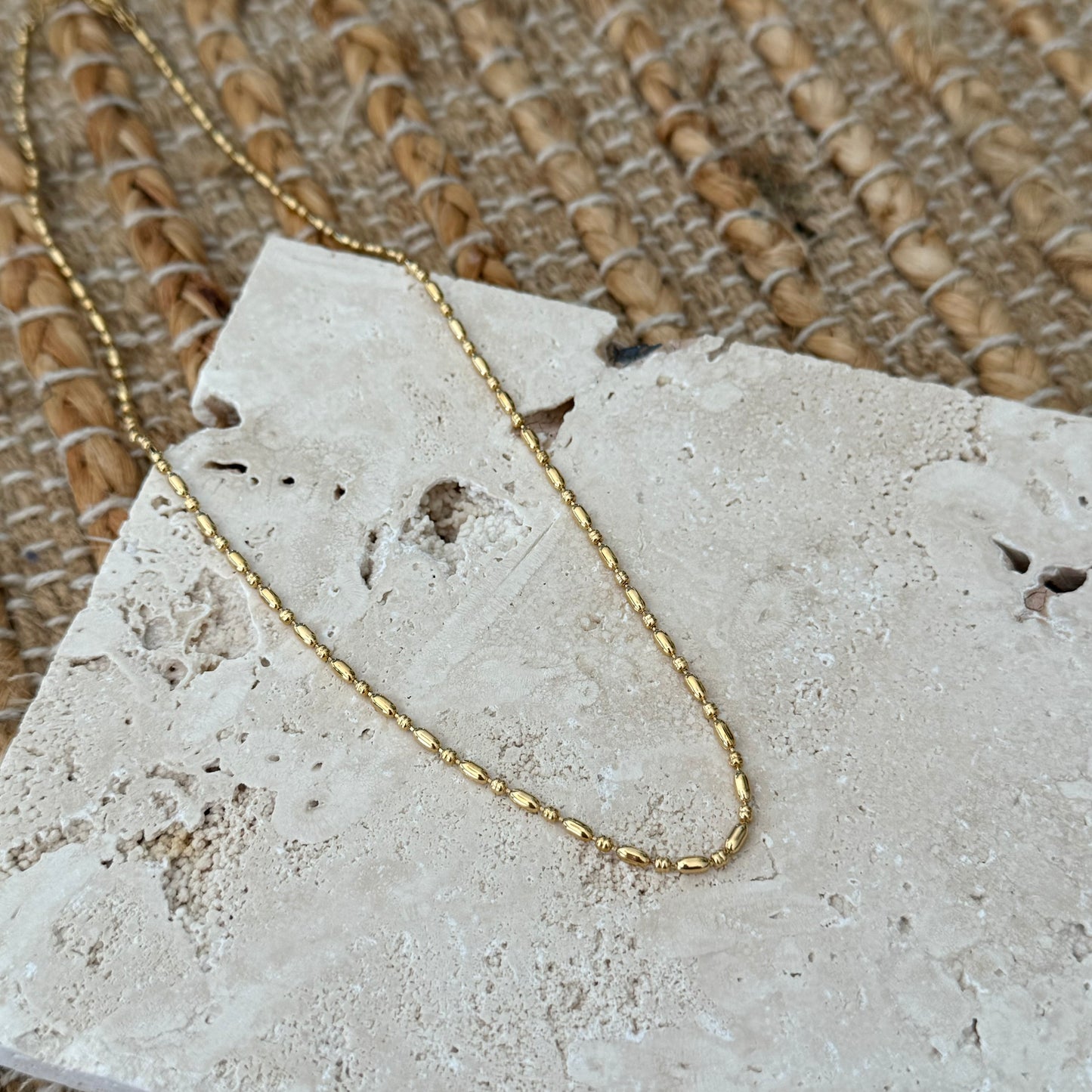 Bead Link Chain Necklace