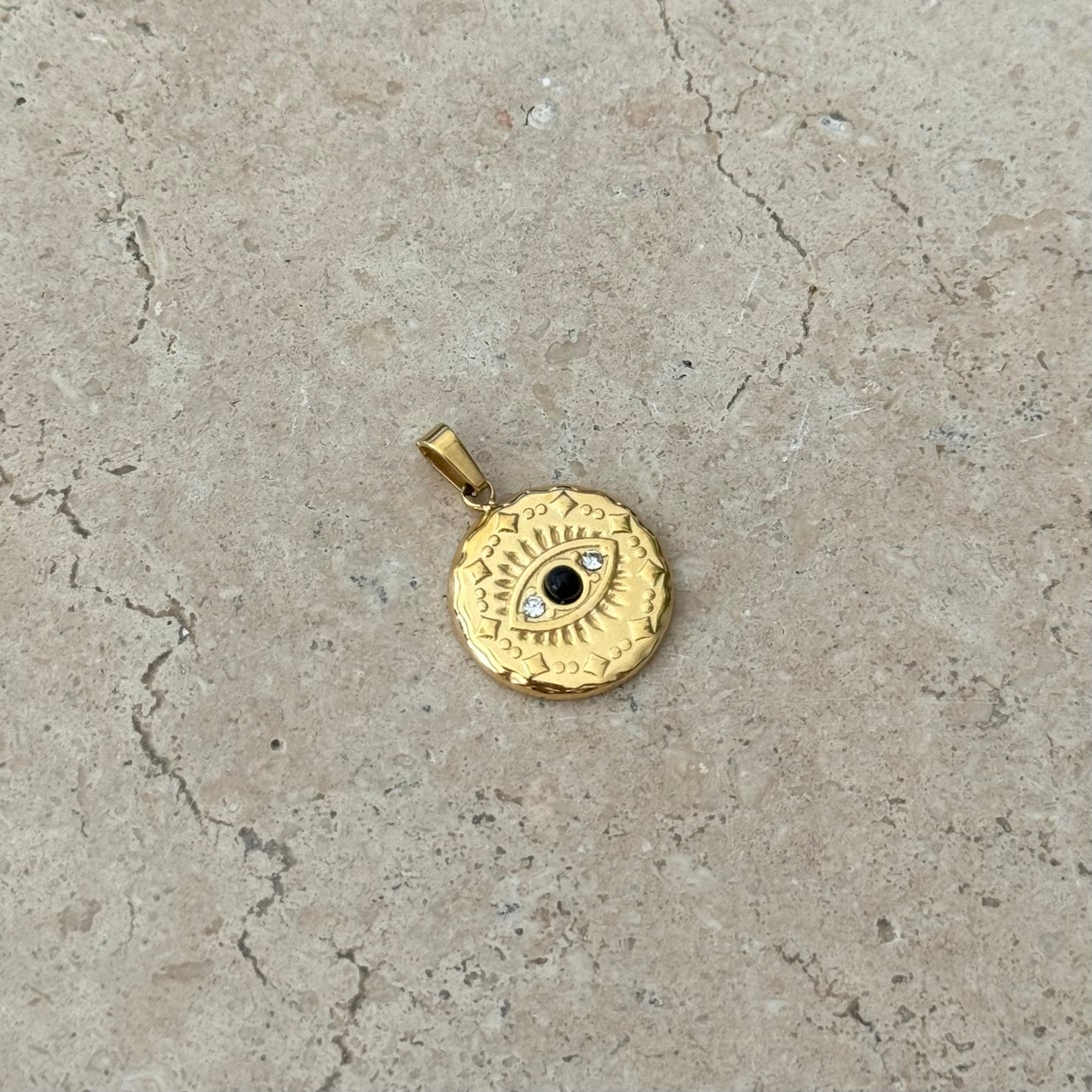 Black Evil Eye Pendant