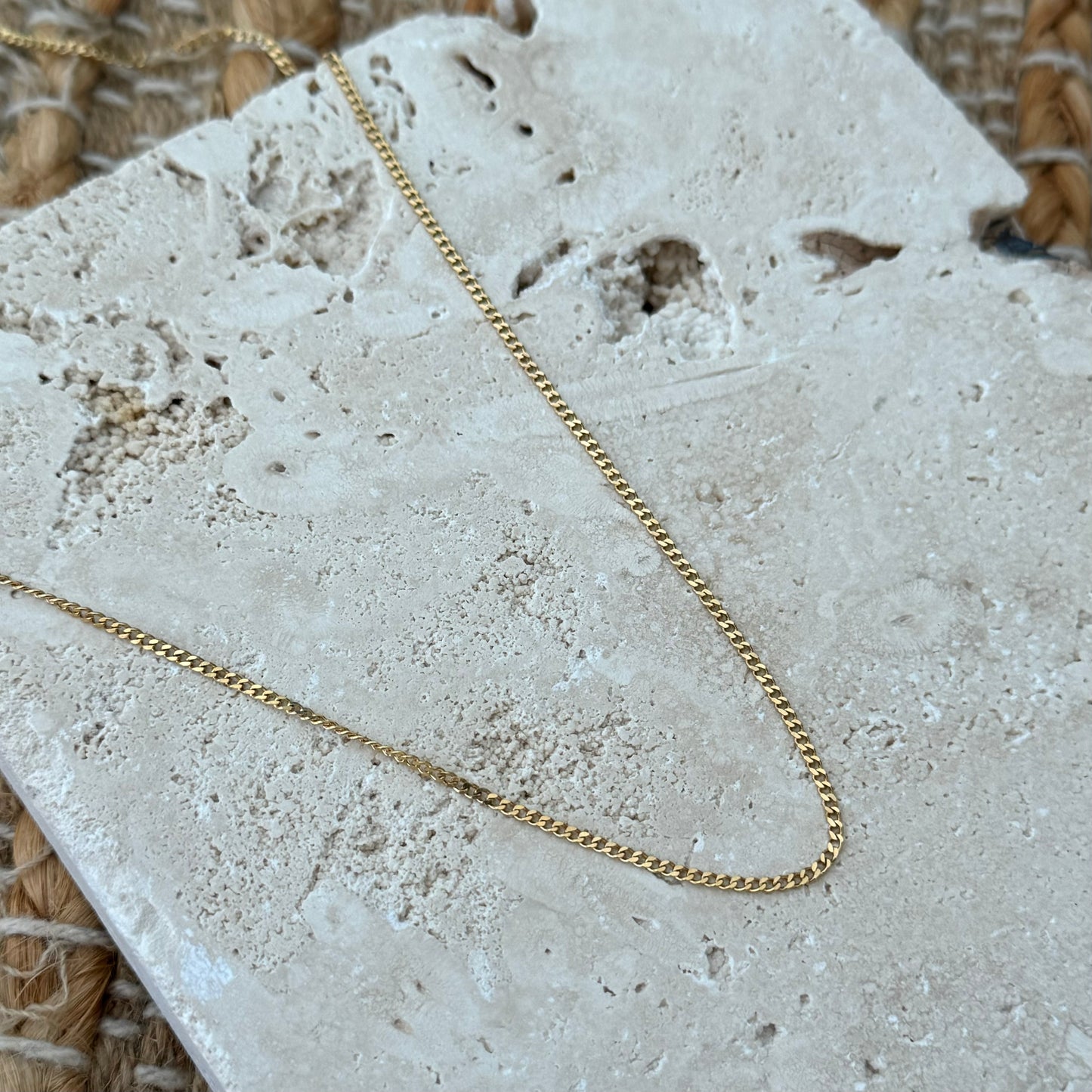 Fine Curb Chain Necklace