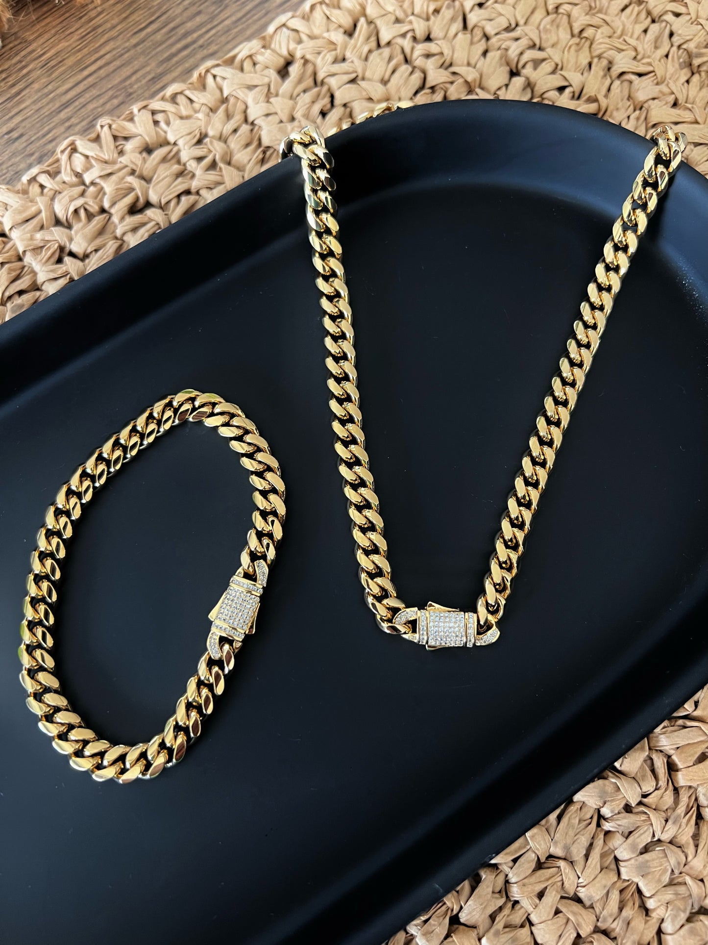 Mateo Chain and Bracelet
